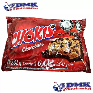 Galletas Chokis Chispas Roja Paquete De 6 Unidades