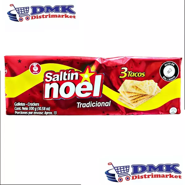 Galletas Saltin Noel Paquete De 3 Tacos