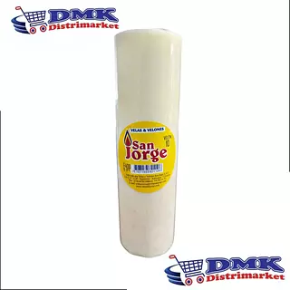 Veladora San Jorge # 10 Blanca