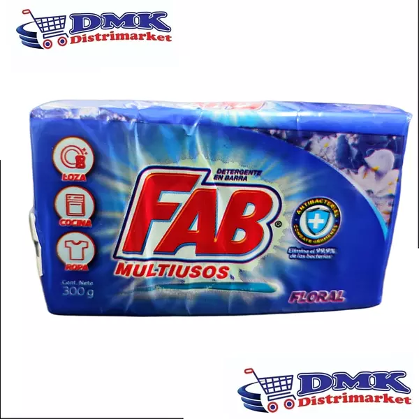 Jabón Fab Multiusos Floral De 300g