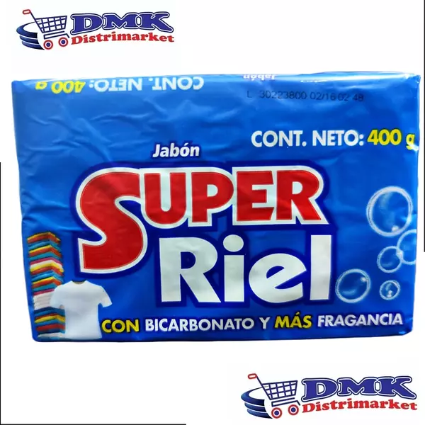 Jabon Barra Super Riel De 400g