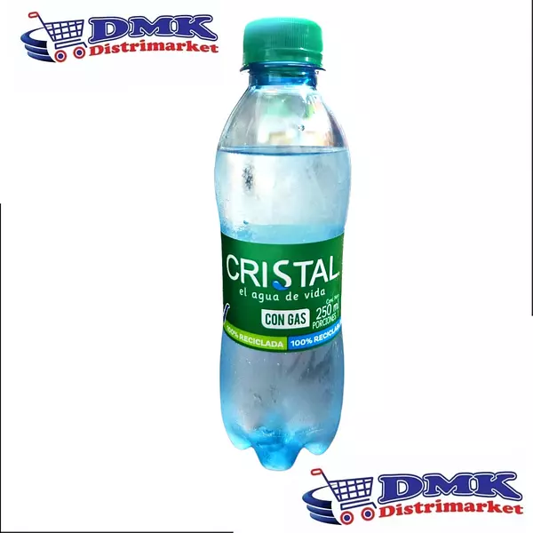 Agua Con Gas Cristal Botella De 250ml