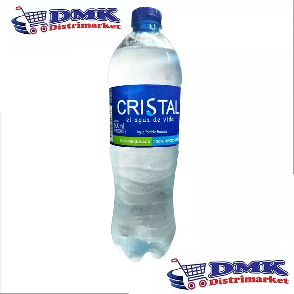 Agua Cristal Botella De 600ml