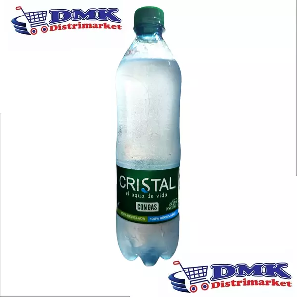 Agua Con Gas Cristal Botella De 600ml