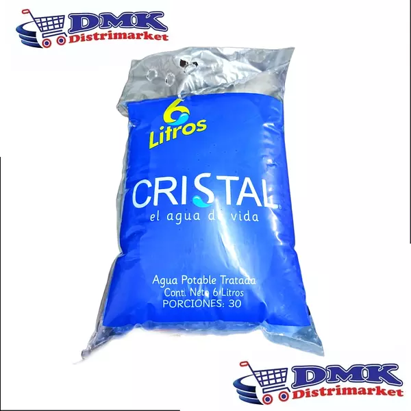 Agua Cristal Bolsa De 5 Litros