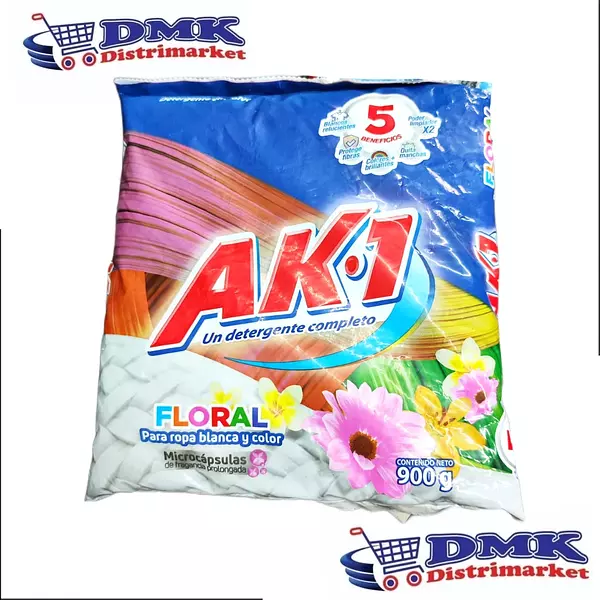 Ak-1 Jabón En Polvo Floral Bolsa De 900g