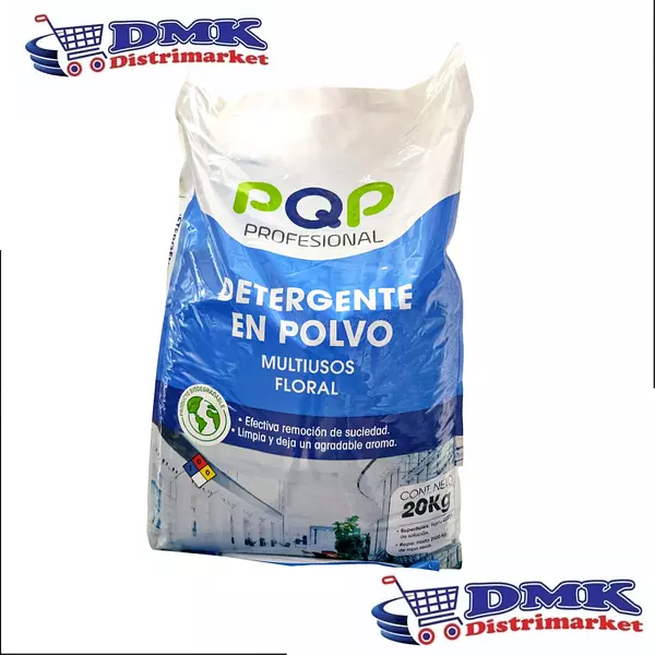 Detergente Pqp Azul Flor De 20kg