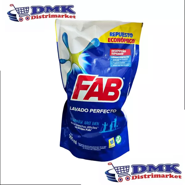 Fab Lavado Perfecto Detergente Liquido De 900ml