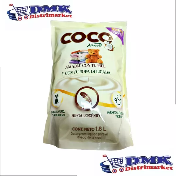 Coco Detergente Liquido Sobre De 1800ml