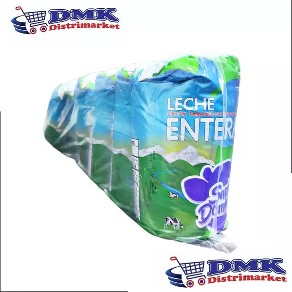 Leche Entera Santo Domingo Six Pack De 1000ml