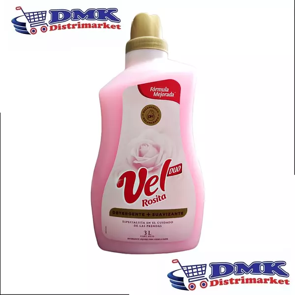 Vel Rosita Detergente + Suavizante Liquido De 3000ml