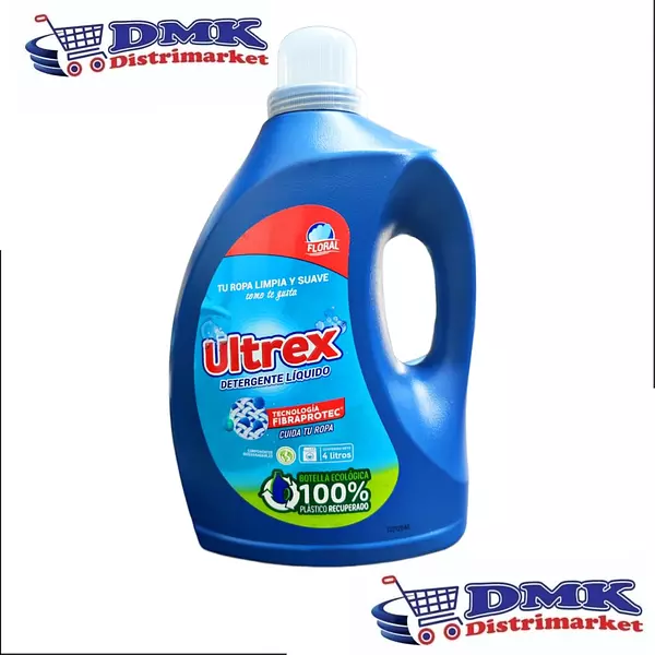 Ultrex Floral Detergente Liquido De 4000ml