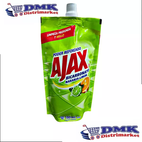 Ajax Bicarbonato Naranja-Limón Sobre De 180ml