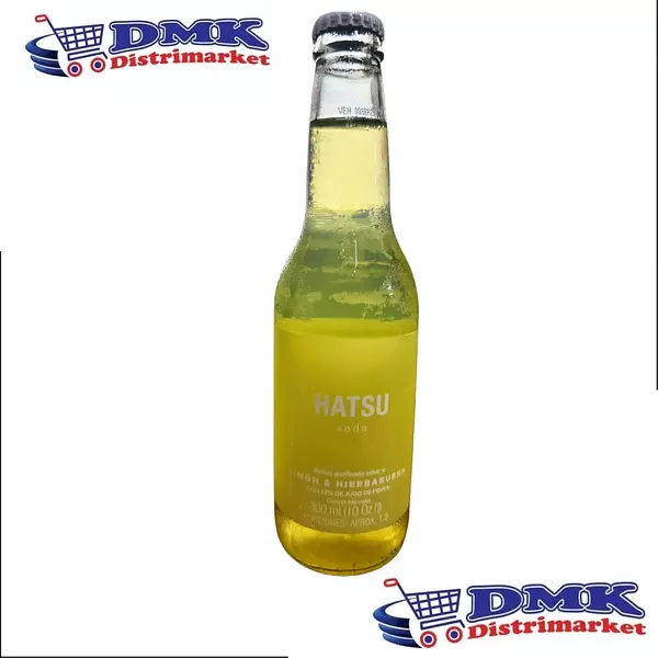 Soda Hatsu Limon Y Hierbabuena Botella De 300ml