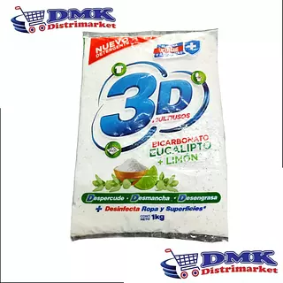 3d Multiusos Blanco Eucalipto Jabón En Polvo De 1000g