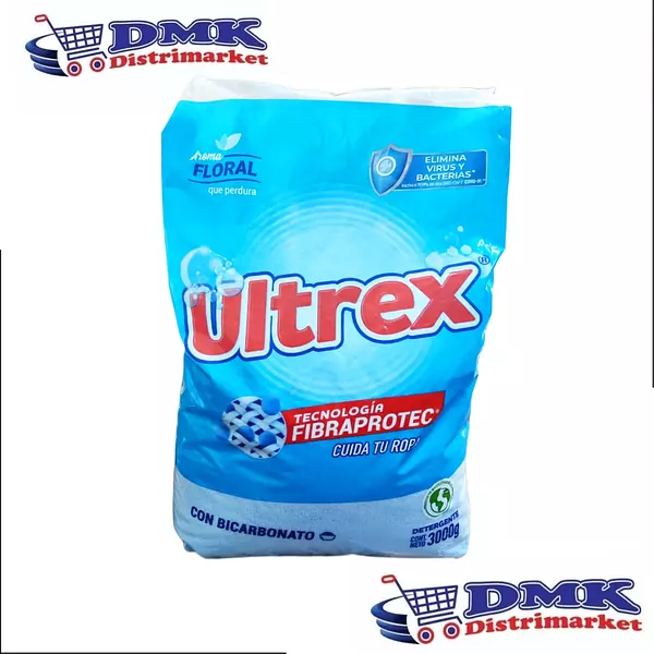 Ultrex Detergente En Polvo De 3000g