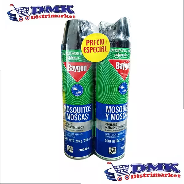 Baygon Mosquitos Y Moscas Oferta X2