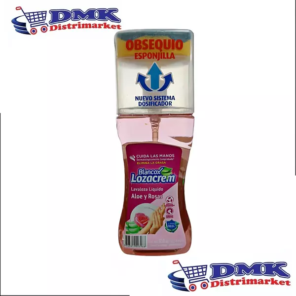 Lozacrem Blancox Dispensador Aloe Y Rosas De 850g