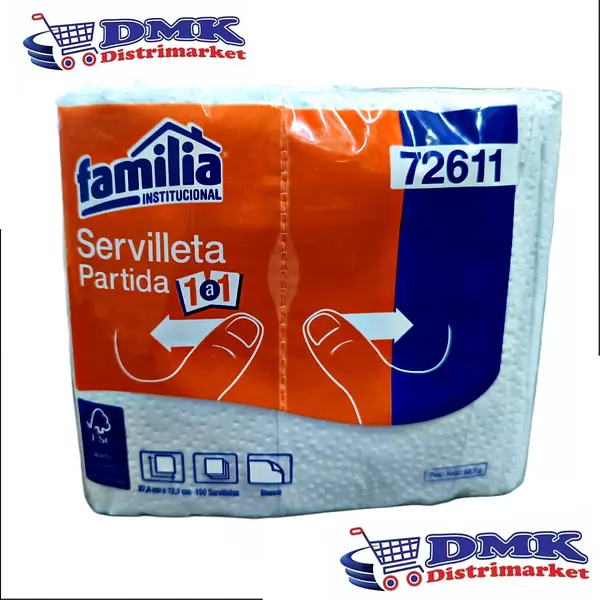 Servilletas Familia Partidas 1 A 1 X 150 Unidades