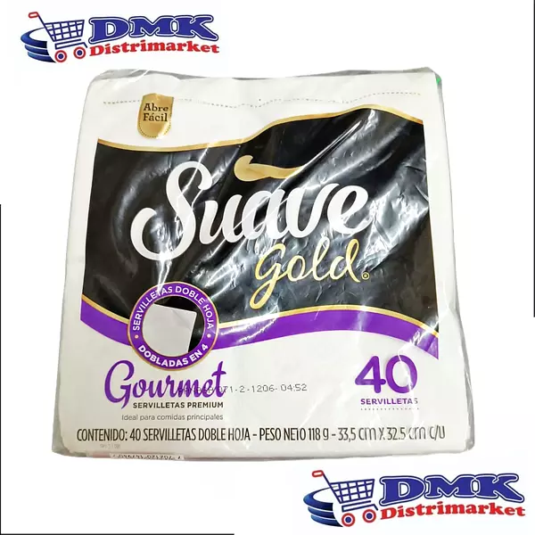 Servilleta Suave Gold 40 Unidades