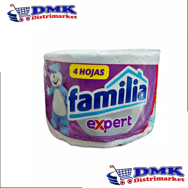 Papel Higienico Familia Expert 4 Hojas X 1 Rollo