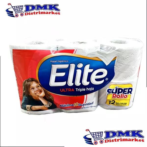 Papel Higienico Elite Ultra Super Rollo X 12 Unidades