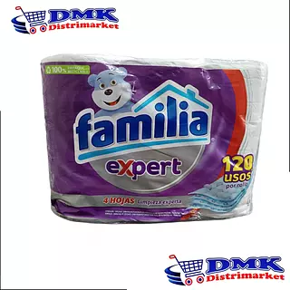 Papel Higienico Familia Expert 4 Hojas 9 Rollos