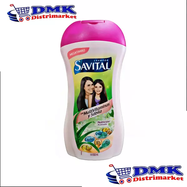 Savital Mutivitaminas Y Sábila Shampoo De 550ml