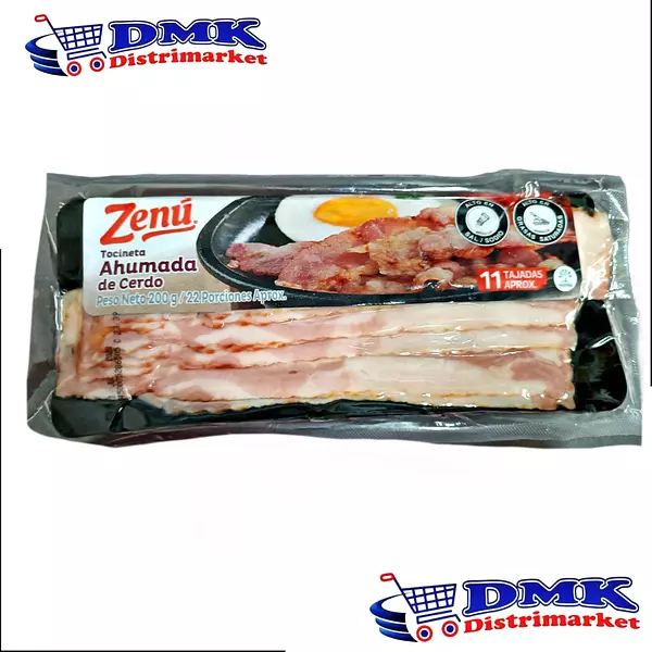 Tocineta Ahumada De Cerdo Zenú De 200g
