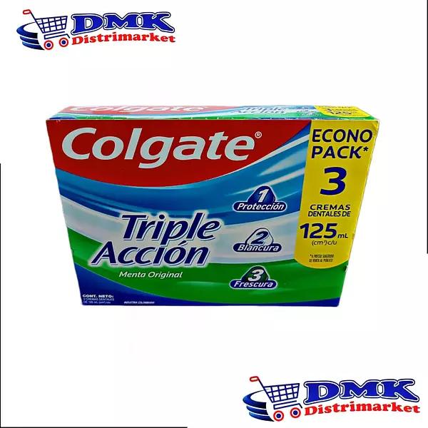 Colgate Triple Acción X3 Crema Dental De 125ml