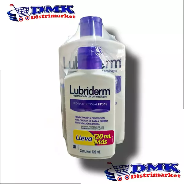 Lubriderm Protección Solar Fps 15 De 400ml + 120ml