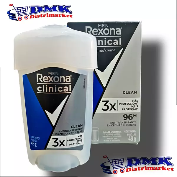 Rexona Clinical Clean X3 En Crema De 48g