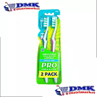 Cepillo Pro Doble Acción Cerdas Duros