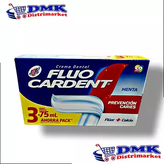 Fluo Cardent Crema Dental Tripack De 75ml