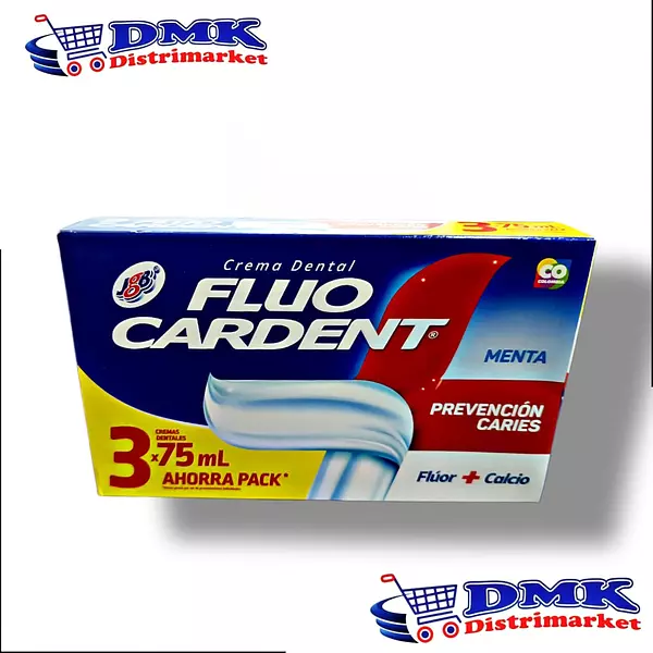 Fluo Cardent Crema Dental Tripack De 75ml