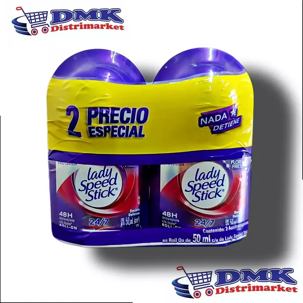 Lady Speed Stick Desodorante En Rolon De 50ml X2 Unidades