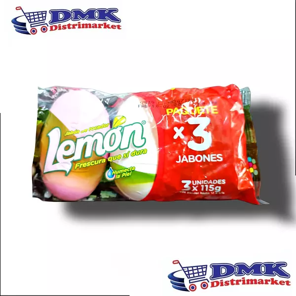 Jabon Lemon Surtido X3 Unidades