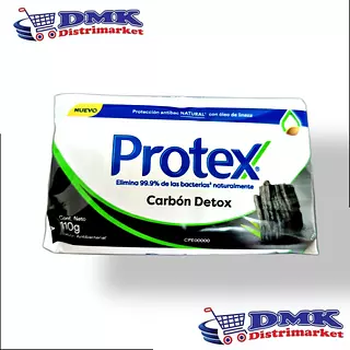 Jabón Protex Carbón Detox De 110g