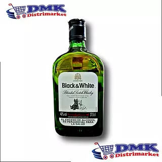 Whisky Black & White Botella De 375ml