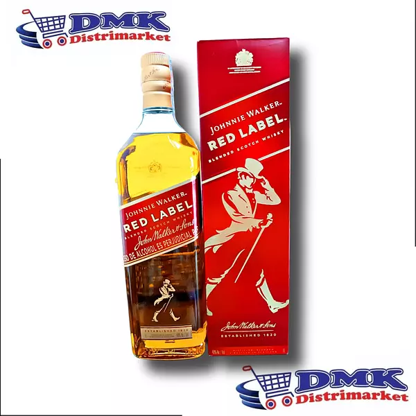 Whisky Johnnie Walker Red Label De 1000ml