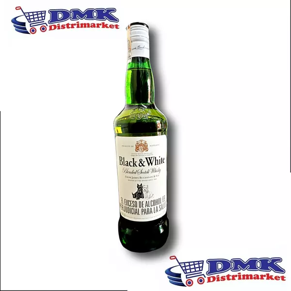 Whisky Black & White Botella De 700ml