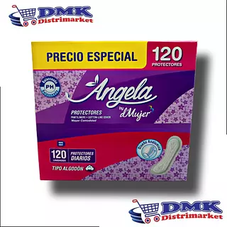 Protectores Angela Diarios X120 Unidades