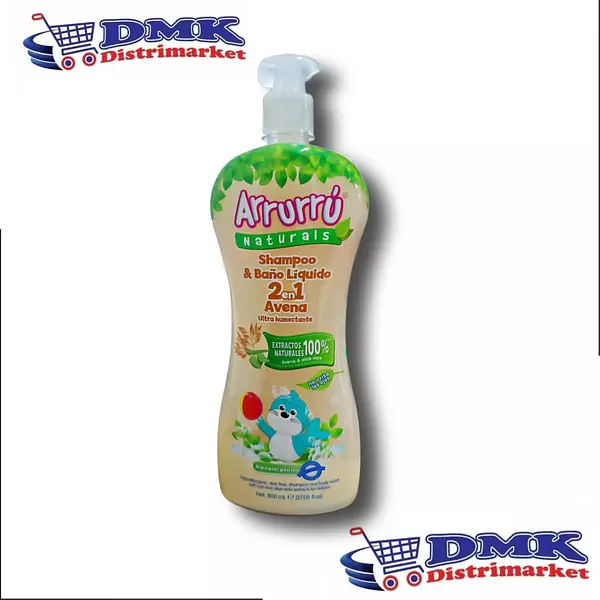 Arrurru Shampoo + Baño Liquido Avena X800ml