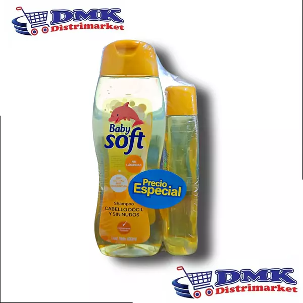 Baby Soft Shampoo Cabello Docil X400ml + 200ml