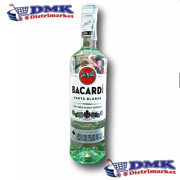 Ron Bacardi Carta Blanca De 750ml