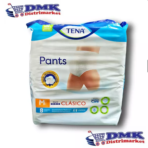 Tena Pants Clásico M De 8 Unidades