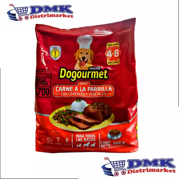 Dogourmet Carne A La Parrila Adulto De 350g