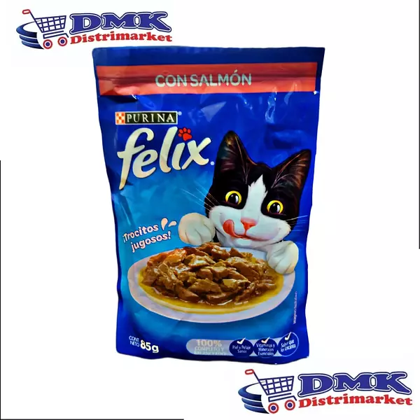 Alimento Humedo Felix Doy Pack Salmon X 85gr