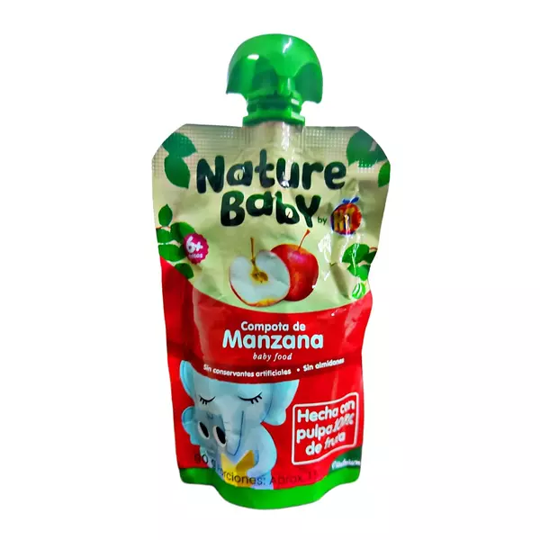 Compota Nature Baby Manzana Doypack De 90g