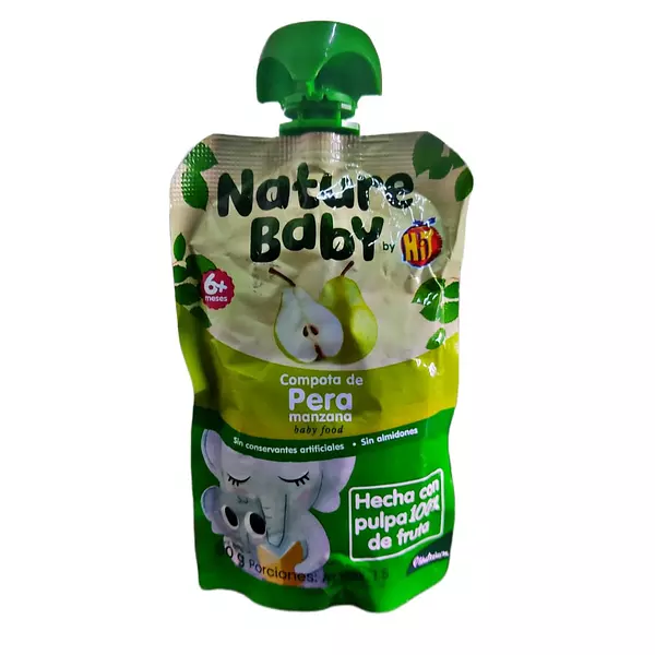 Compota Nature Baby Pera Doypack De 90g